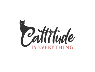 Cattitude is Everything logo design by ingepro