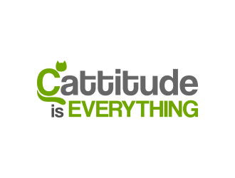 Cattitude is Everything logo design by ingepro