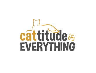 Cattitude is Everything logo design by ingepro
