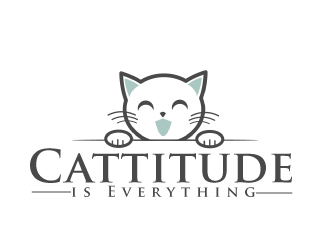 Cattitude is Everything logo design by AamirKhan