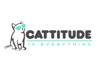 Cattitude is Everything logo design by MAXR