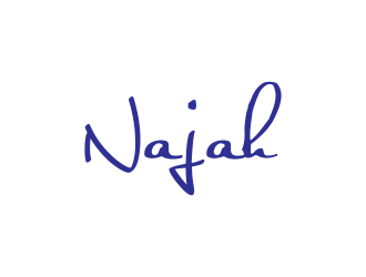 naj or Najah logo design by javaz