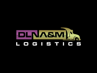 DLNA&M LOGISTICS  logo design by oke2angconcept