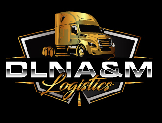 DLNA&M LOGISTICS  logo design by AamirKhan