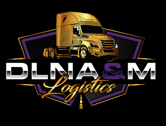 DLNA&M LOGISTICS  logo design by AamirKhan