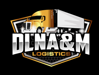 DLNA&M LOGISTICS  logo design by AamirKhan