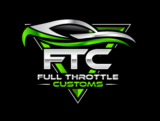 Full Throttle Customs logo design by uttam