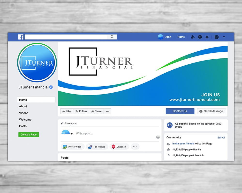 JTurner Financial logo design by MastersDesigns