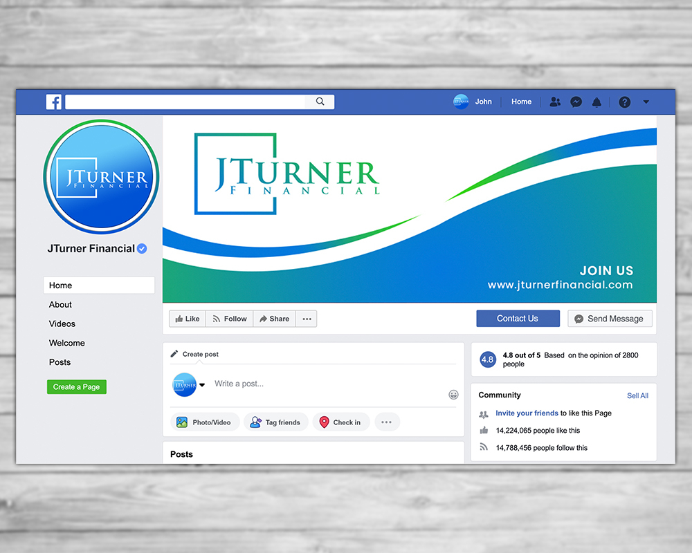 JTurner Financial logo design by MastersDesigns