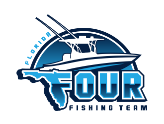 Florida Four Fishing Team logo design by jm77788