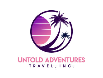 Untold Adventures Travel, Inc. logo design by JessicaLopes