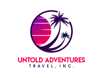 Untold Adventures Travel, Inc. logo design by JessicaLopes