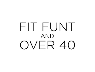 Fit Fun and Over 40 logo design by jonggol