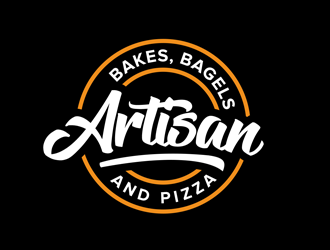 Artisan Bakes, Bagels and Pizza logo design by kunejo