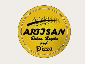 Artisan Bakes, Bagels and Pizza logo design by Htz_Creative