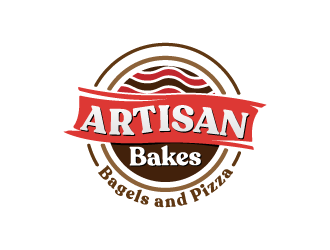 Artisan Bakes, Bagels and Pizza logo design by rootreeper