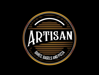 Artisan Bakes, Bagels and Pizza logo design by Dhieko