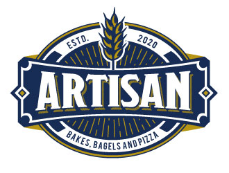 Artisan Bakes, Bagels and Pizza logo design by REDCROW