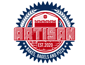 Artisan Bakes, Bagels and Pizza logo design by Suvendu