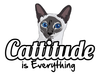 Cattitude is Everything logo design by AamirKhan