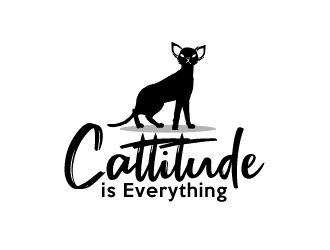 Cattitude is Everything logo design by AamirKhan