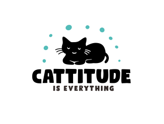 Cattitude is Everything logo design by aura