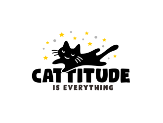 Cattitude is Everything logo design by aura