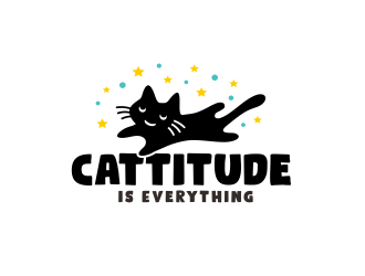 Cattitude is Everything logo design by aura