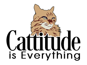 Cattitude is Everything logo design by AamirKhan