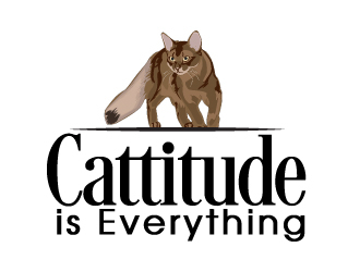 Cattitude is Everything logo design by AamirKhan