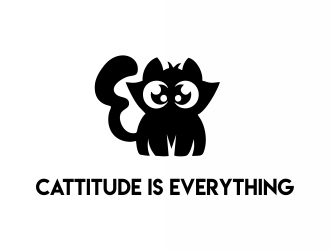 Cattitude is Everything logo design by JessicaLopes