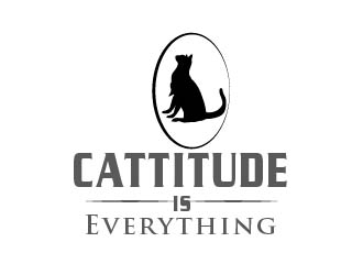 Cattitude is Everything logo design by Suvendu