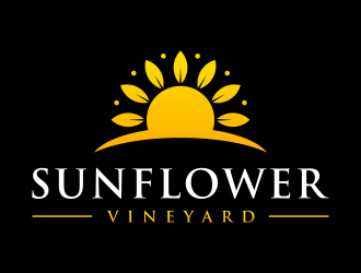 Sunflower Vineyard logo design by Galfine