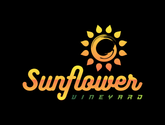 Sunflower Vineyard logo design by ageseulopi