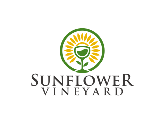 Sunflower Vineyard logo design by dhe27
