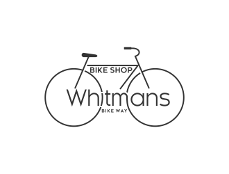 Whitmans Bike Way Bike Shop logo design by Bewinner