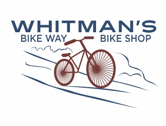 Whitmans Bike Way Bike Shop logo design by MonkDesign