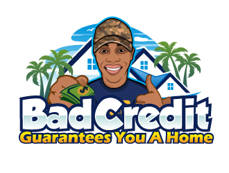 Bad Credit Guarantees You A Home logo design by AamirKhan