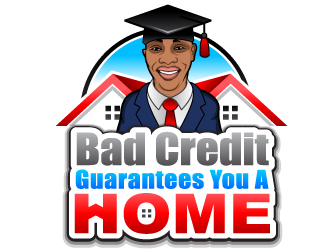 Bad Credit Guarantees You A Home logo design by Suvendu