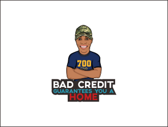 Bad Credit Guarantees You A Home logo design by Pencilart