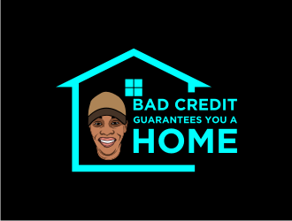 Bad Credit Guarantees You A Home logo design by Adundas