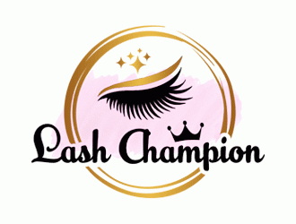 Lash Champion logo design by Bananalicious