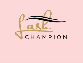 Lash Champion logo design by KQ5