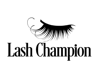 Lash Champion logo design by AamirKhan