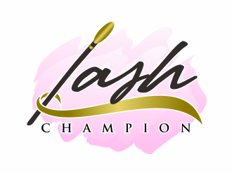 Lash Champion logo design by mutafailan
