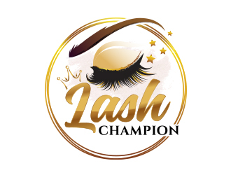 Lash Champion logo design by adm3