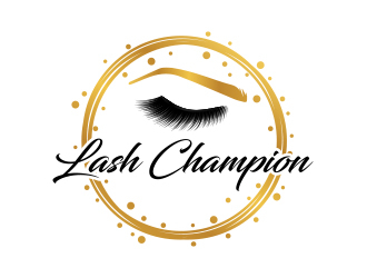 Lash Champion logo design by MarkindDesign