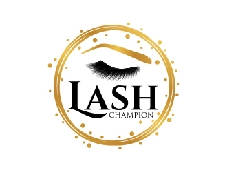 Lash Champion logo design by MarkindDesign
