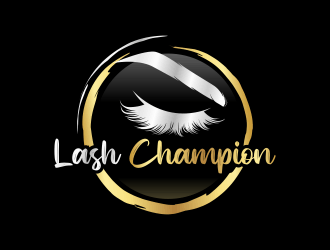 Lash Champion logo design by ubai popi