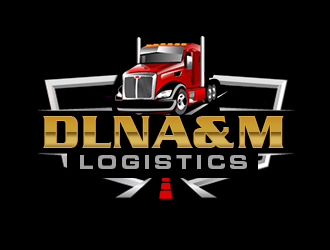 DLNA&M LOGISTICS  logo design by kunejo